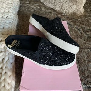 Kate Spade Keds size 6 black shoes